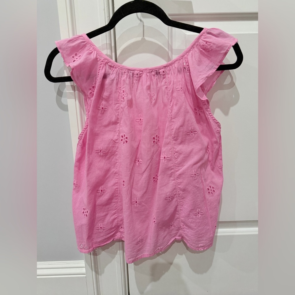 Velvet by Graham & Spencer Pink Ruffle Top - Picture 11 of 16
